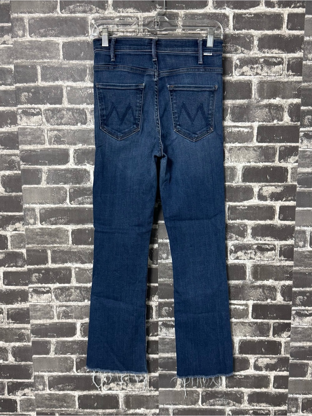 Mother the hustler ankle fray jeans Home movies frayed hem